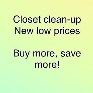 Closet clean-out this weekend!